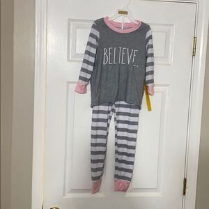 Rae Dunn Girls Believes Pajamas